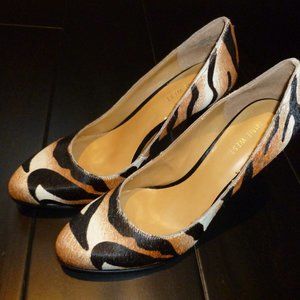 Nine West Tiger Print Heels US 8M